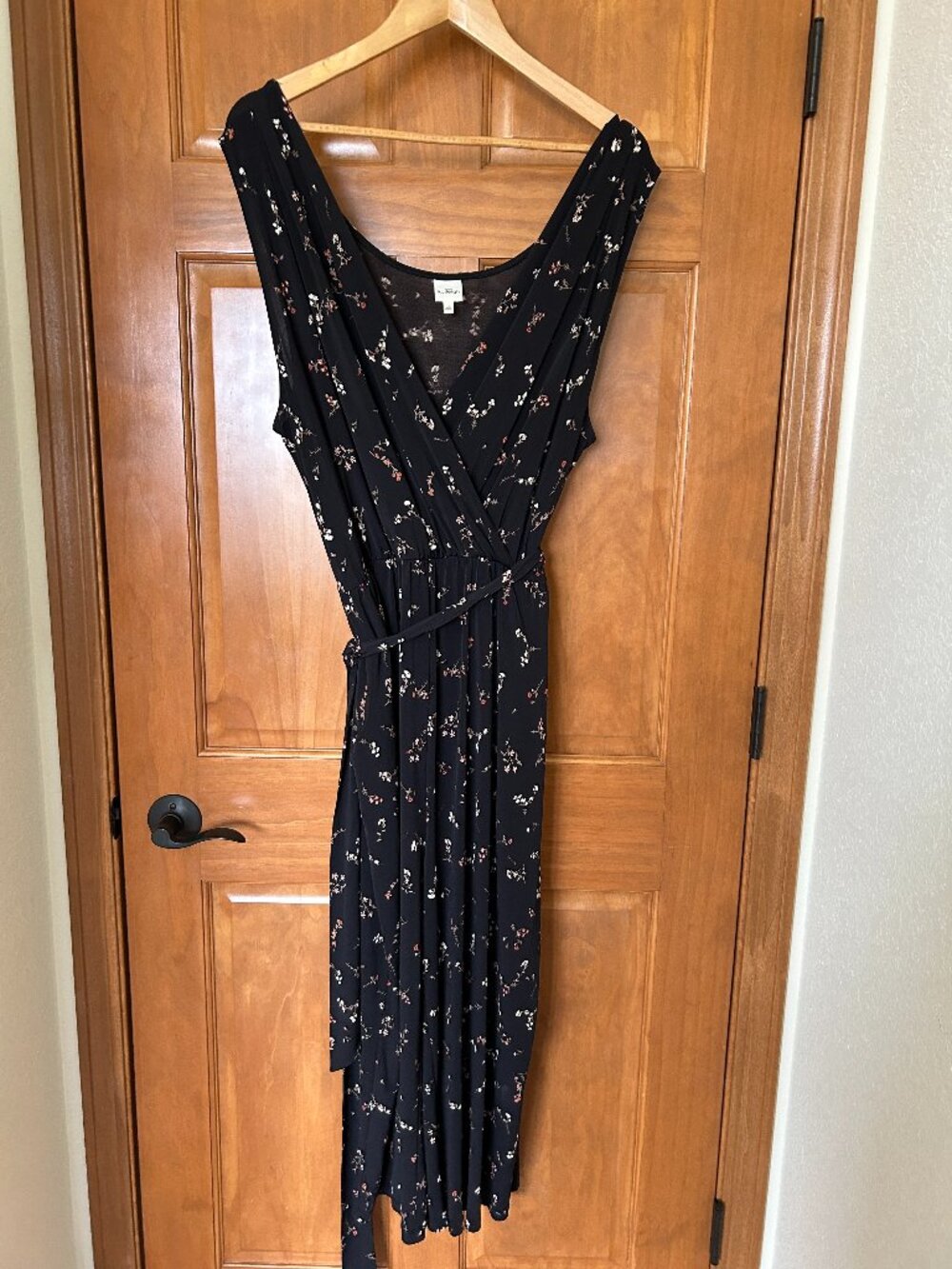 Kaileigh - Black Floral - Sleeveless - Jumpsuit - Stretchy! 1X